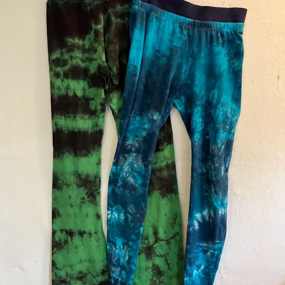 2 pairs Tie dye yoga pants by Splash Dye